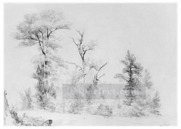  Durand Art Painting - Three Trees Hoboken Asher Brown Durand